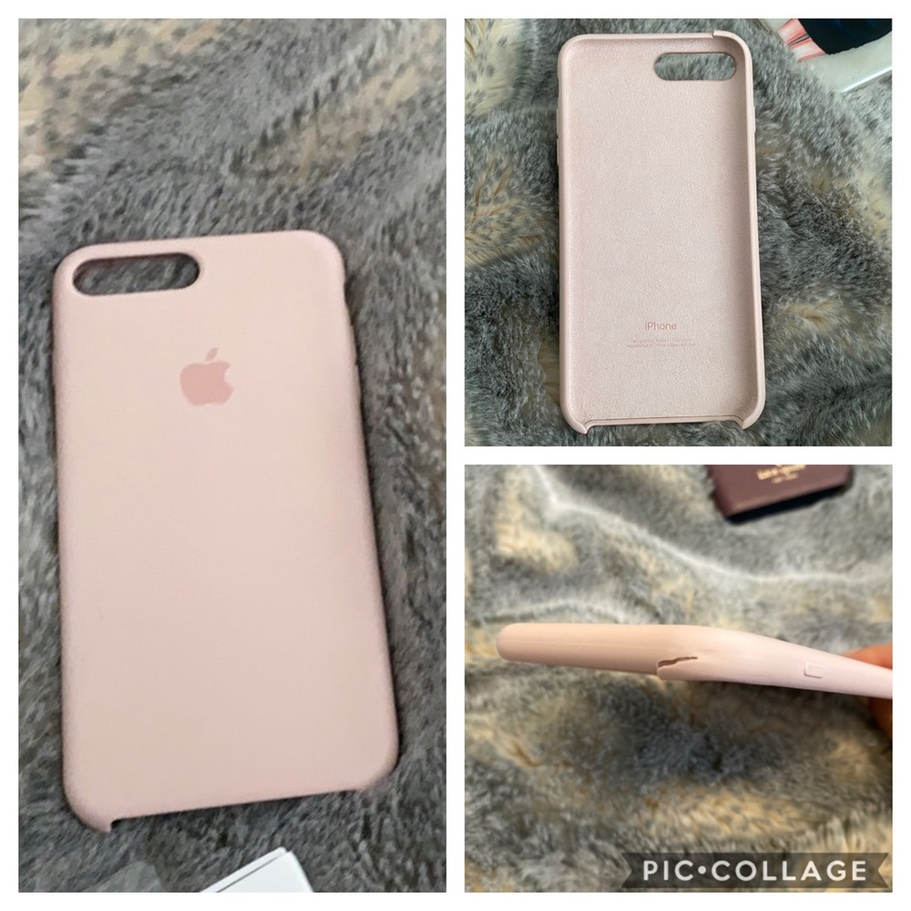 iPhone 8 Plus 📱 pink silicone case